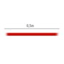 Aisens Cable SATA III de datos 6G, 0,5m, Rojo